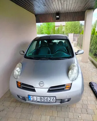 śląskie Nissan Micra cena 4500 przebieg: 160000, rok produkcji 2003 z Jaworzno